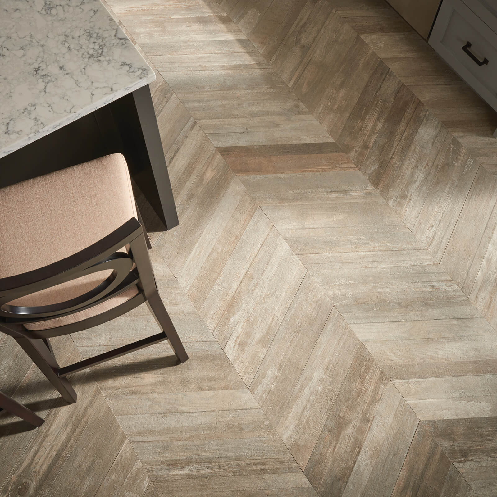 Glee chevron tile flooring | Flooring Expressions